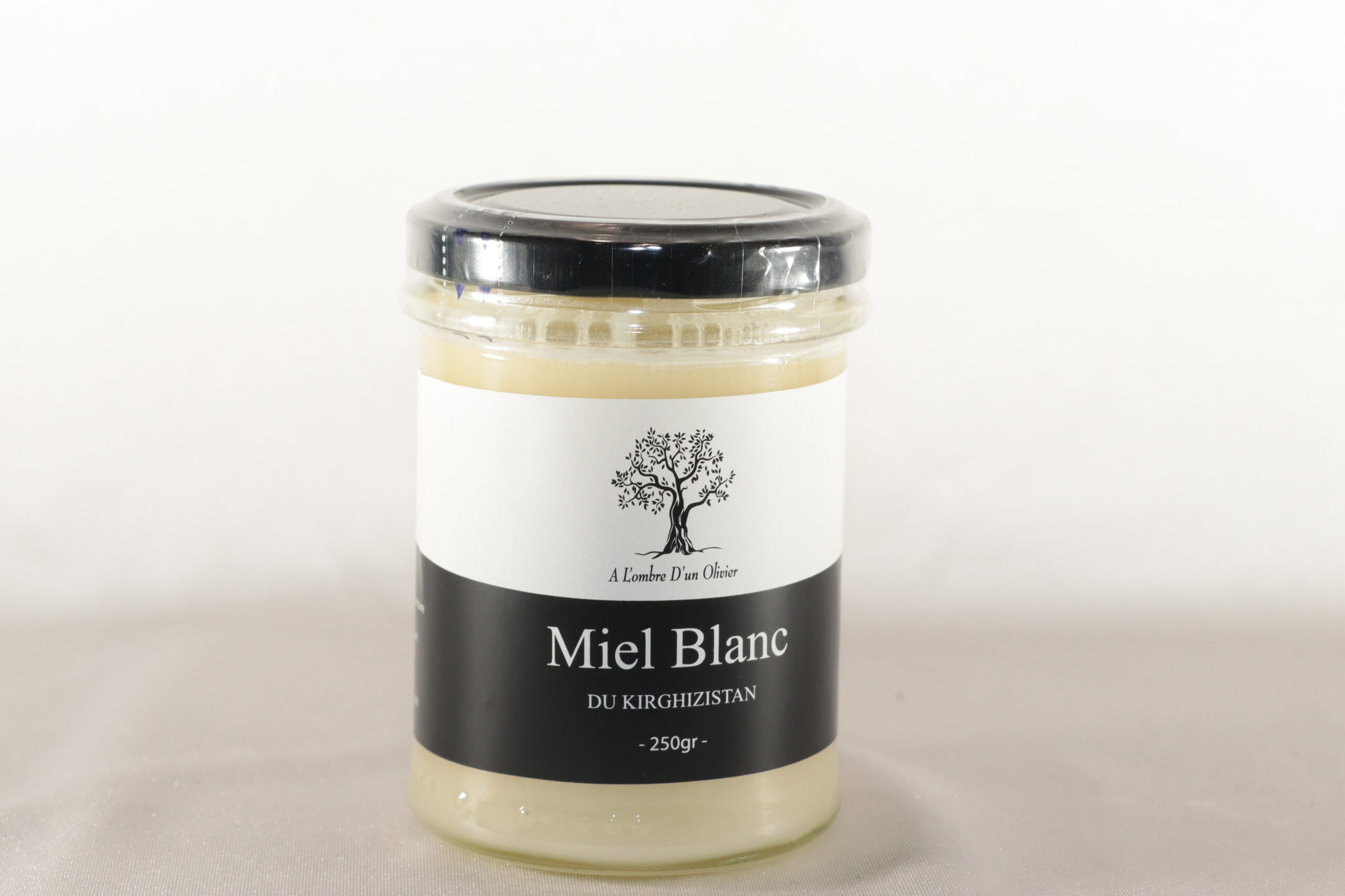 MIEL BLANC DU KIRGHIZISTAN 250GR – A l'ombre d'un Olivier