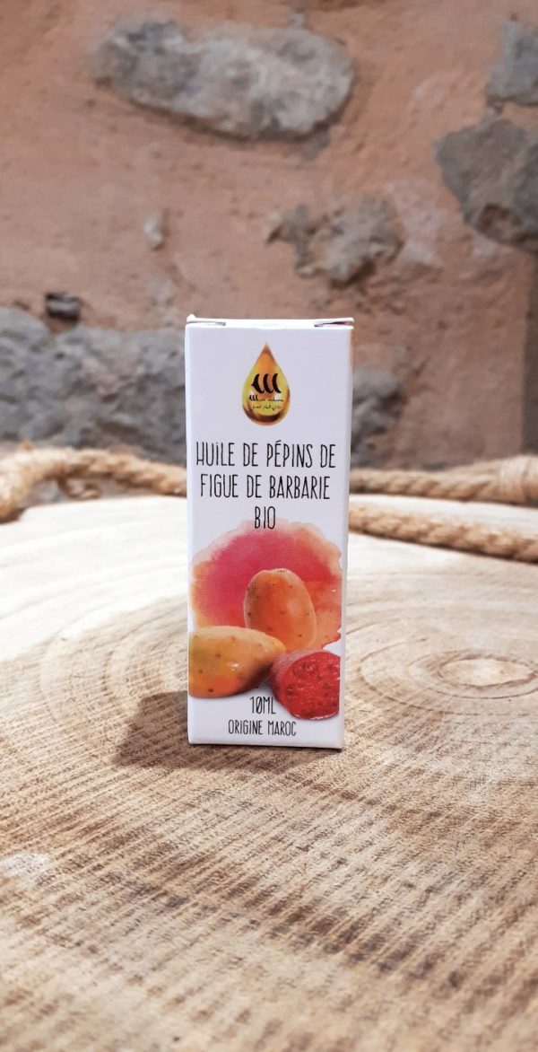 HUILE DE PEPINS DE FIGUE DE BARBARIE MAROC BIO 10ML