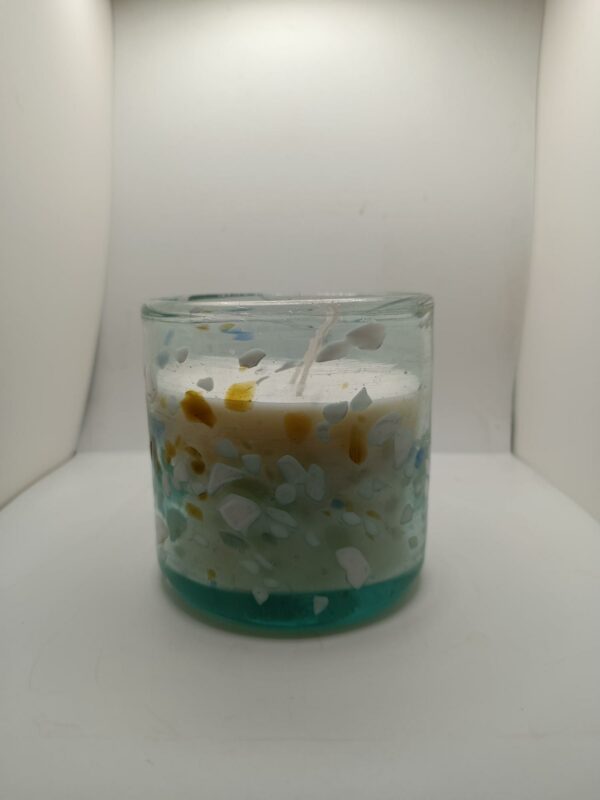 BOUGIE BOIS DE OUD VERRE SOUFFLE PIECE UNIQUE