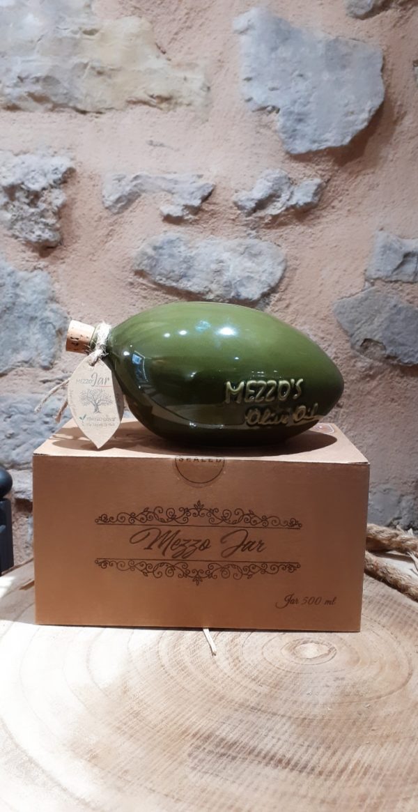JARRE A HUILE 500ML VERTE (vide)