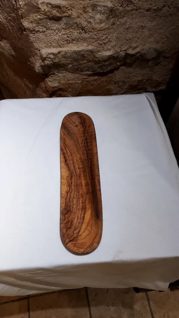 REPOSE CUILLÈRE BOIS D'OLIVIER( SUR COMMANDE)
