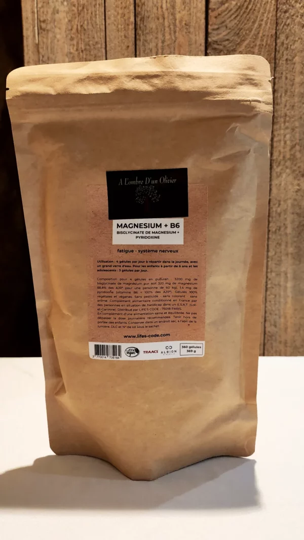 BISGLYCINATE DE MAGNESIUM+VITAMINE B6