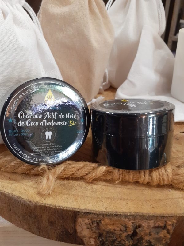CHARBON ACTIF DE NOIX DE COCO D'INDONESIE BIO 30GR
