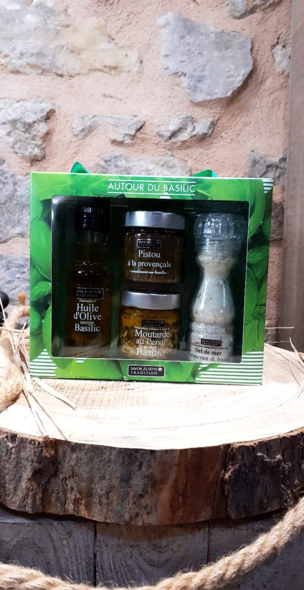 Coffret salé Autour du Basilic