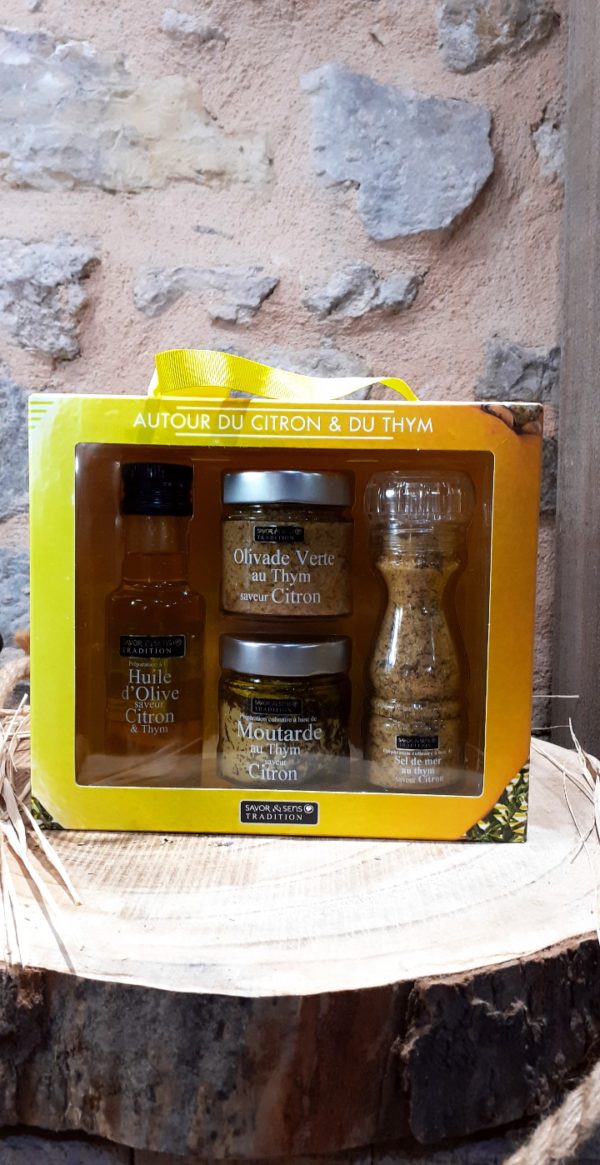 Coffret salé Autour du Citron et du Thym