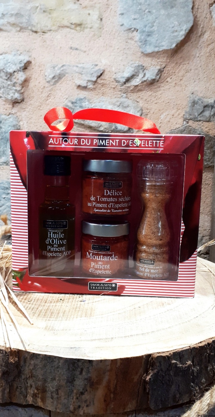 Coffret salé Autour du Piment d'Espelette – A l'ombre d'un Olivier