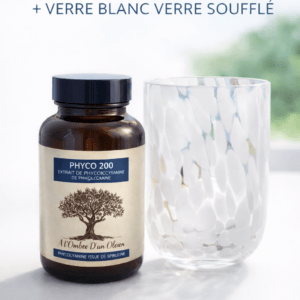PHYCOCYANINE 200MG 90 GELULES + VERRE BLANC