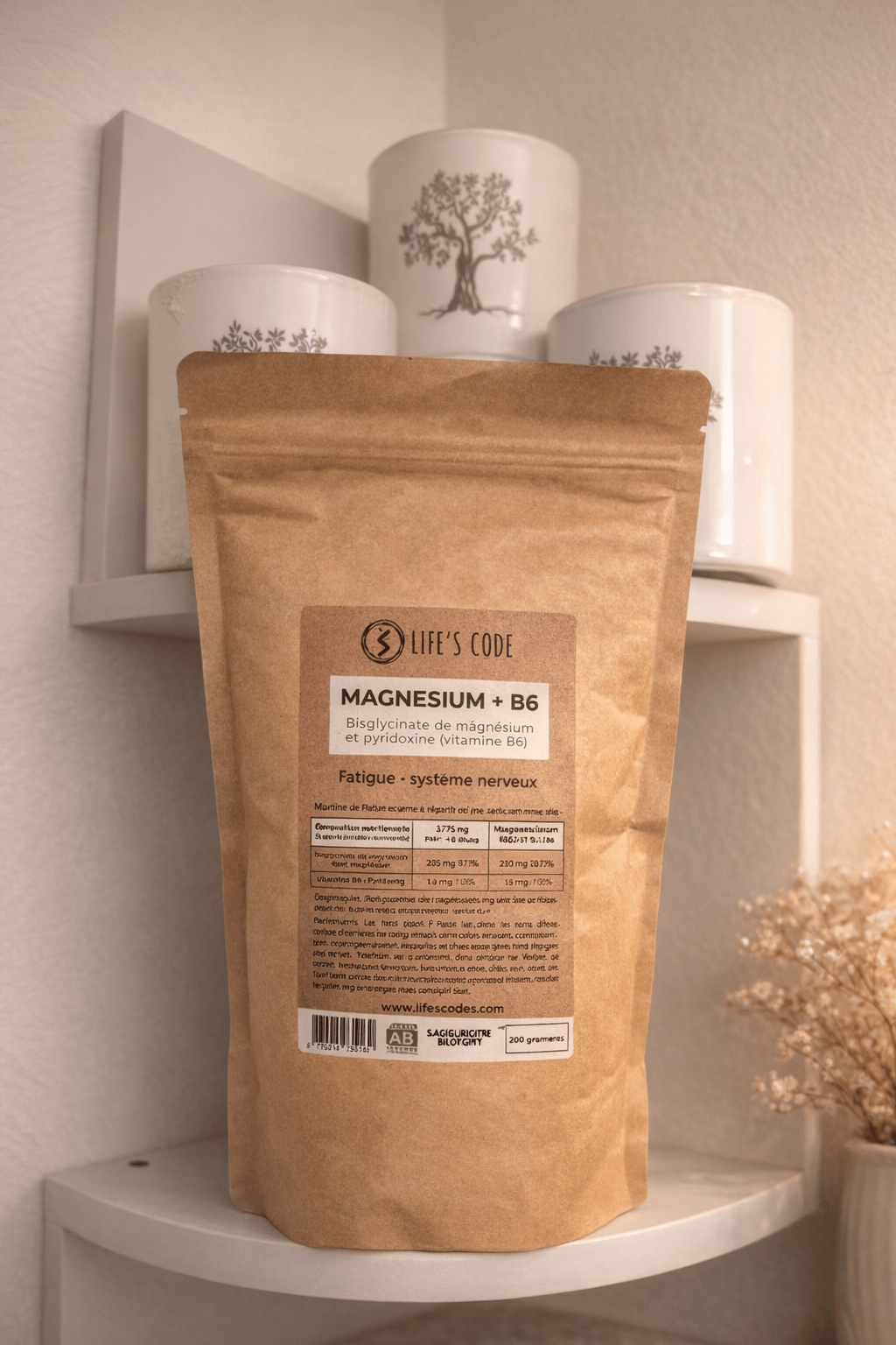 BISGLYCINATE DE MAGNESIUM+VITAMINE B6