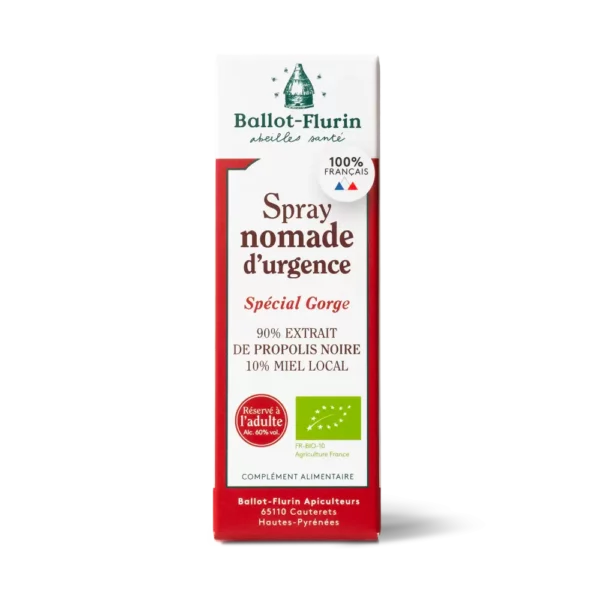 SPRAY NOMADE D'URGENCE spécial gorge